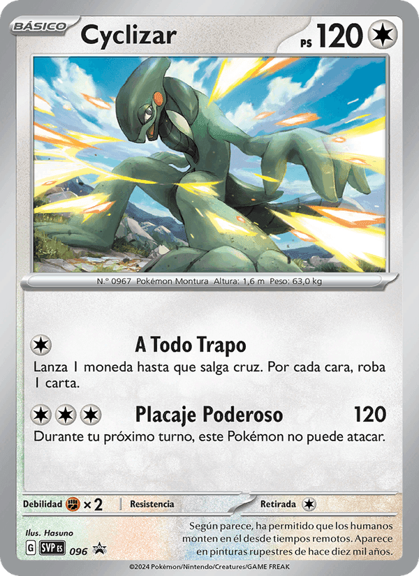 Cyclizar, card 096 from SVP Black Star Promos