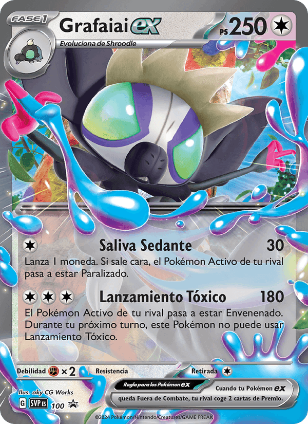 Grafaiai ex, carta 100 de SVP Black Star Promos