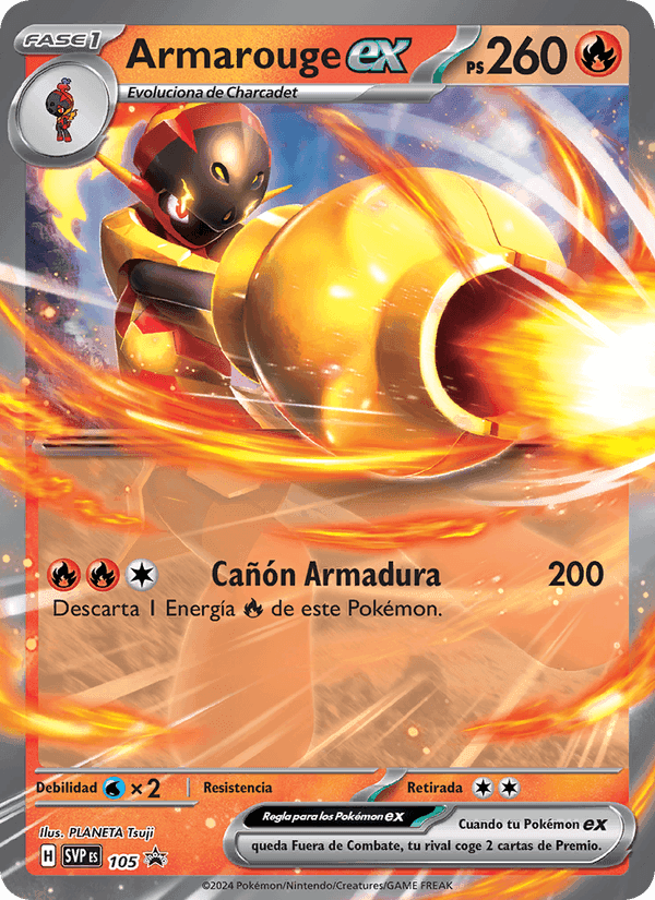 Armarouge ex, carta 105 de SVP Black Star Promos
