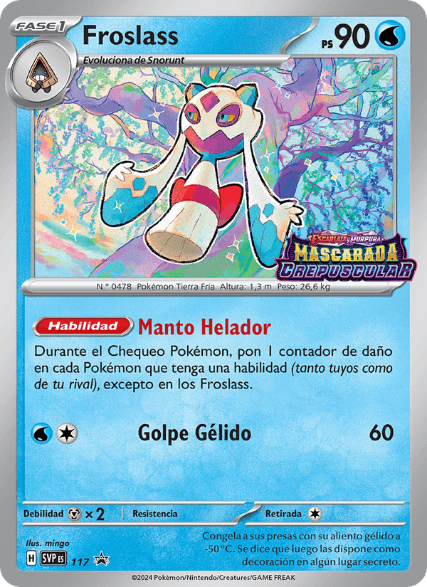 Froslass, card 117 from SVP Black Star Promos