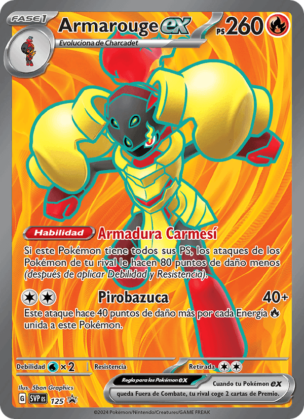Armarouge ex, carta 125 de SVP Black Star Promos
