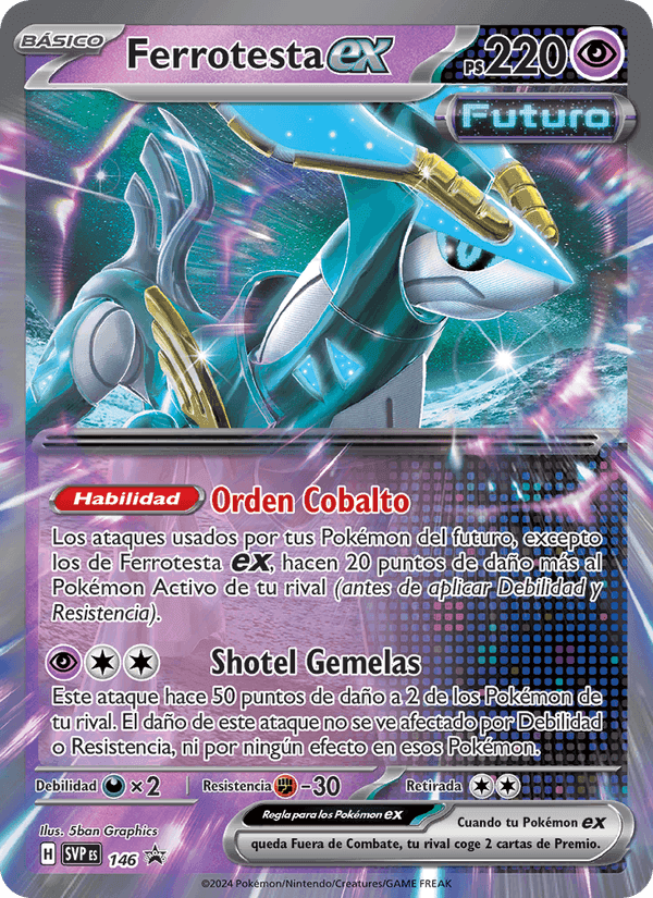 Ferrotesta ex, card 146 from SVP Black Star Promos