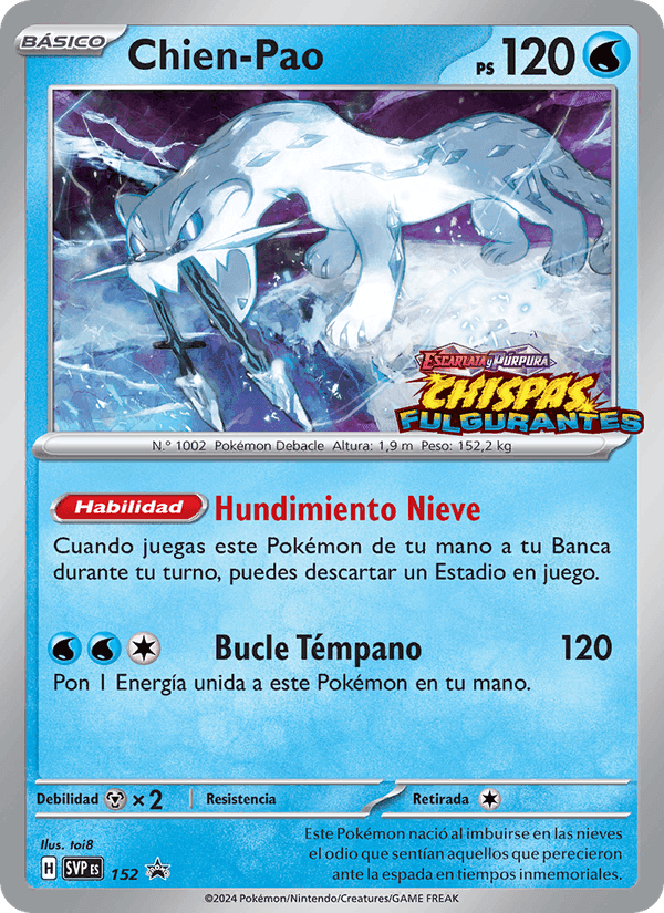 Chien-Pao, carta 152 de SVP Black Star Promos
