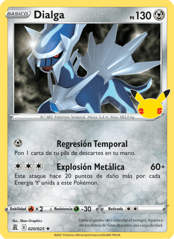 Dialga, carta 20 de Celebraciones