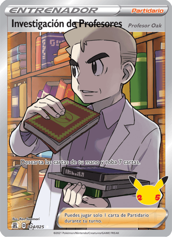 Investigación de Profesores (Profesor Oak), carta 24 de Celebraciones