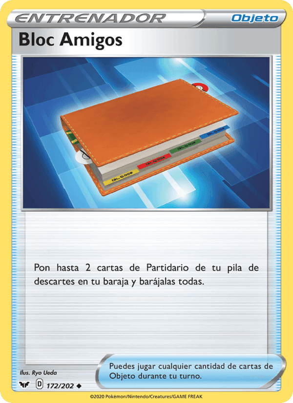 Bloc Amigos, carta 172 de Espada y Escudo