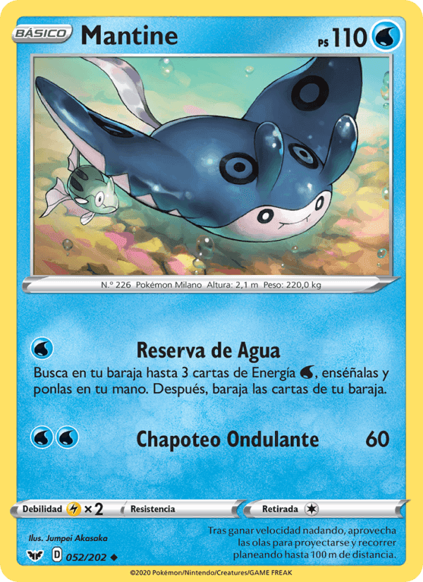 Mantine, carta 52 de Espada y Escudo