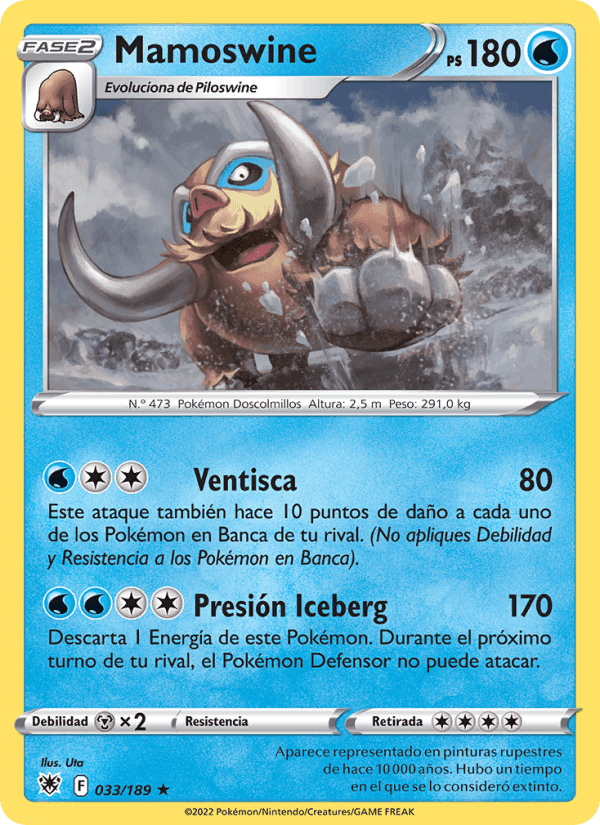 Mamoswine, carta 033 de Resplandor Astral