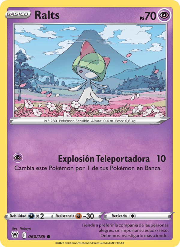 Ralts, carta 060 de Resplandor Astral