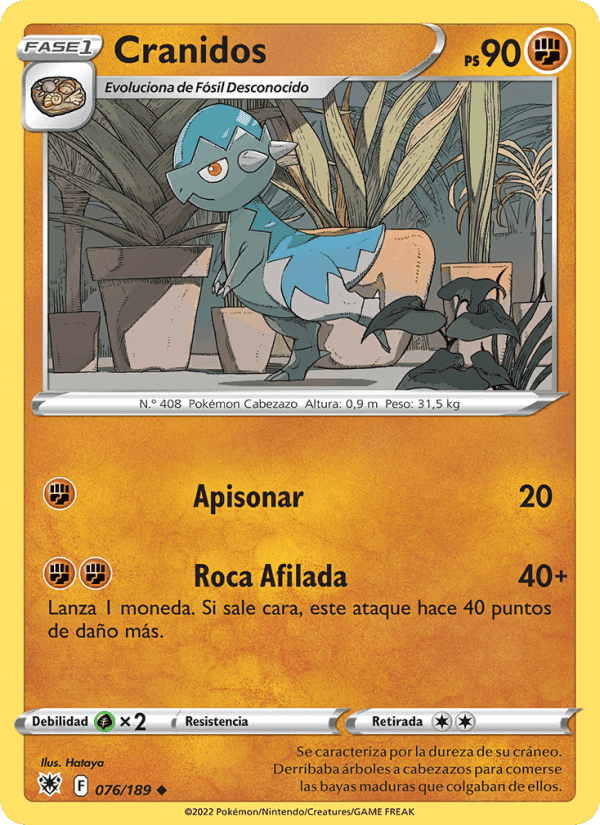 Cranidos, carta 076 de Resplandor Astral