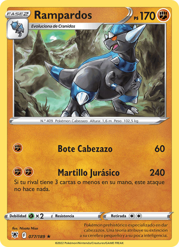 Rampardos, carta 077 de Resplandor Astral