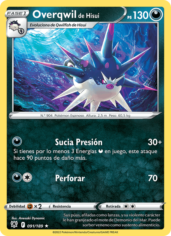 Overqwil de Hisui, carta 091 de Resplandor Astral