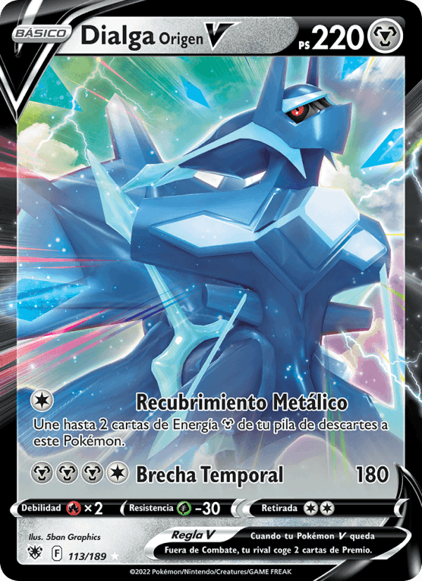 Dialga Origen V, carta 113 de Resplandor Astral