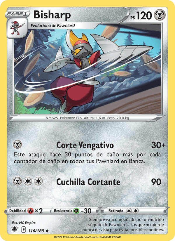 Bisharp, carta 116 de Resplandor Astral