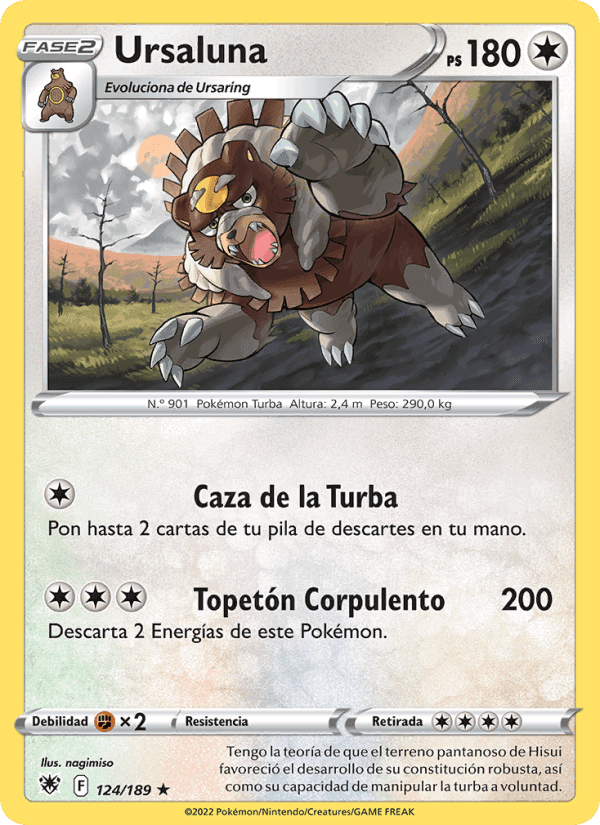 Ursaluna, carta 124 de Resplandor Astral