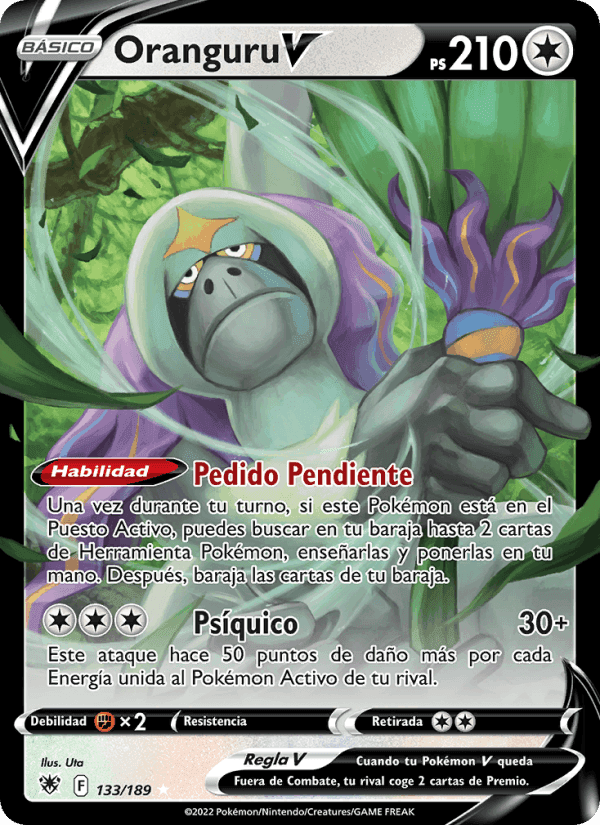 Oranguru V, carta 133 de Resplandor Astral