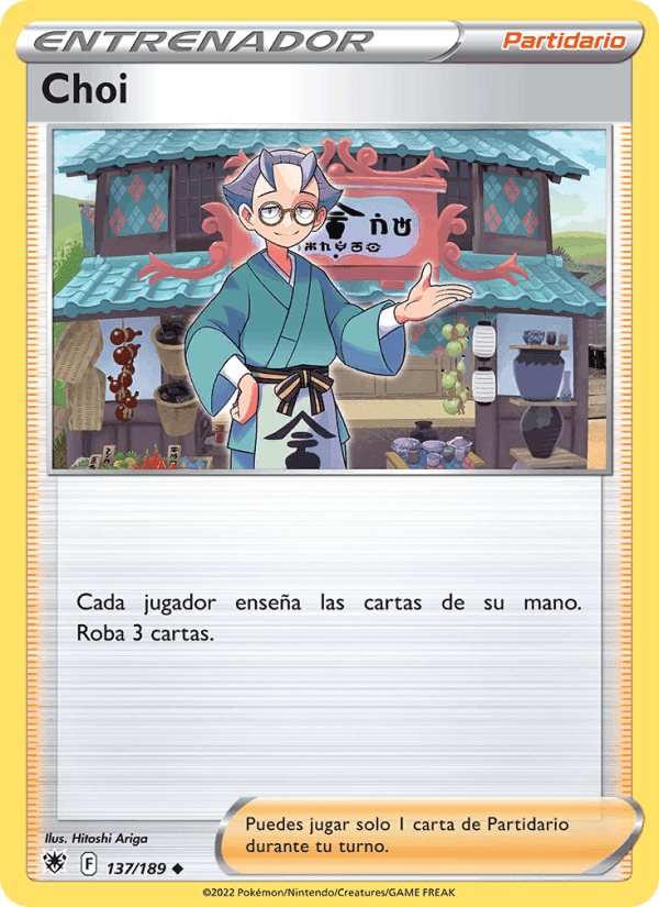 Choi, carta 137 de Resplandor Astral