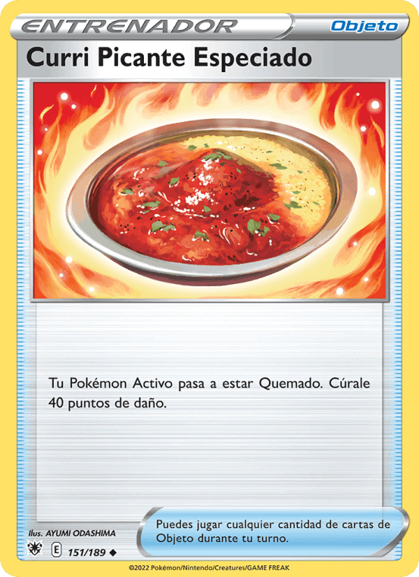 Curri Picante Especiado, carta 151 de Resplandor Astral