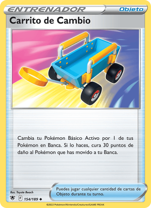 Carrito de Cambio, card 154 from Resplandor Astral