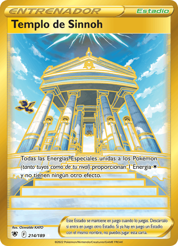 Templo de Sinnoh, carta 214 de Resplandor Astral