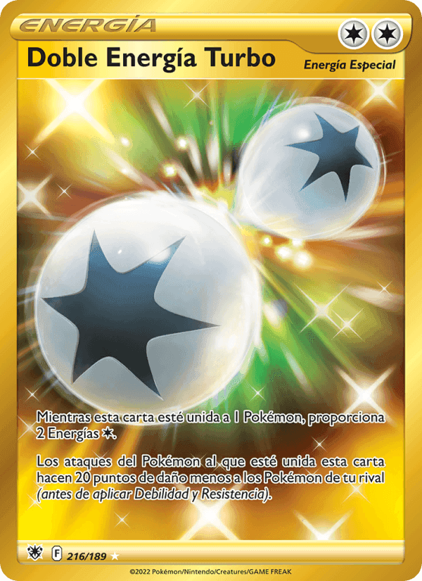 Doble Energía Turbo, carta 216 de Resplandor Astral