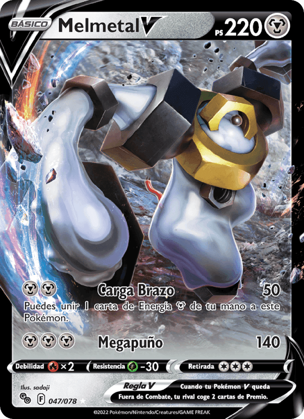 Melmetal V, carta 047 de Pokémon GO