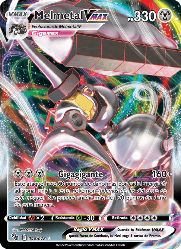 Melmetal VMAX, card 048 from Pokémon GO