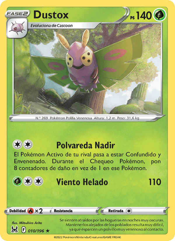 Dustox, carta 010 di Origen Perdido