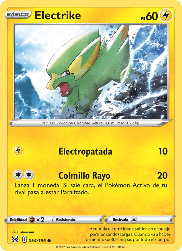 Electrike, carta 054 de Origen Perdido