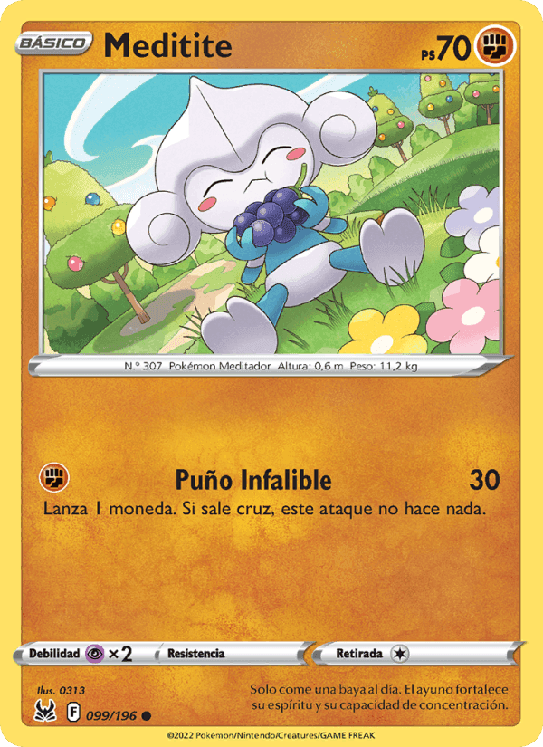 Meditite, card 099 from Origen Perdido