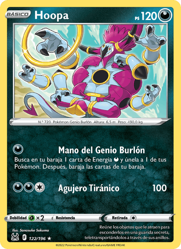 Hoopa, card 122 from Origen Perdido