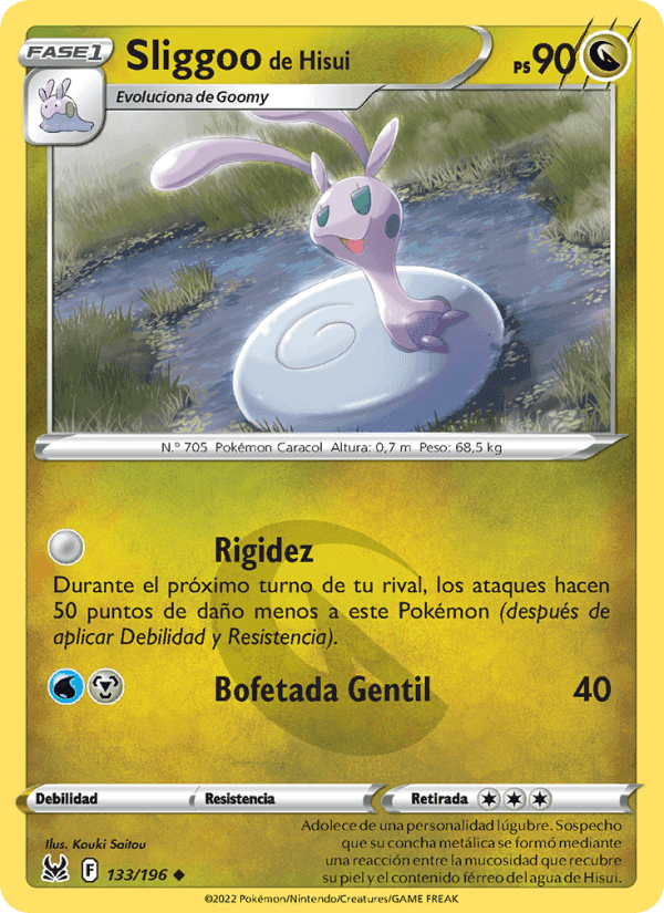 Sliggoo de Hisui, carta 133 de Origen Perdido