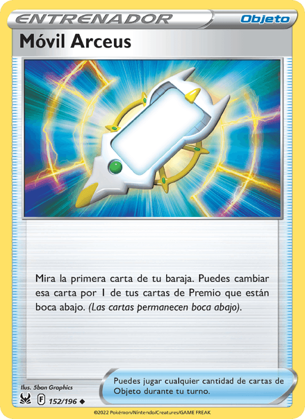 Móvil Arceus, card 152 from Origen Perdido