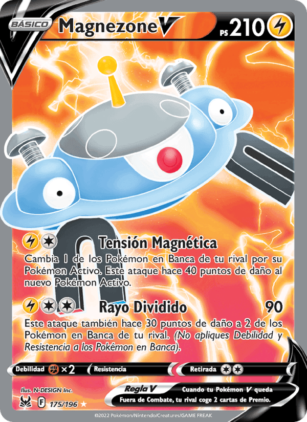 Magnezone V, carta 175 de Origen Perdido