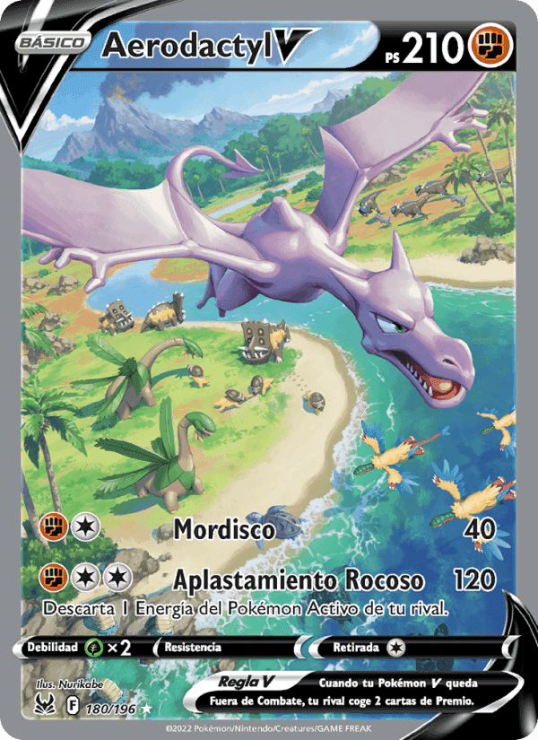 Aerodactyl V, carta 180 di Origen Perdido