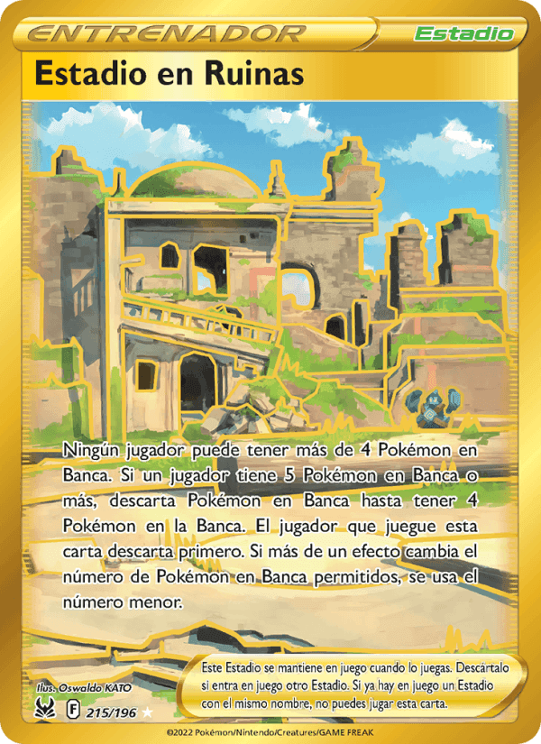 Estadio en Ruinas, card 215 from Origen Perdido