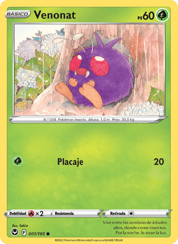 Venonat, carta 001 de Tempestad Plateada