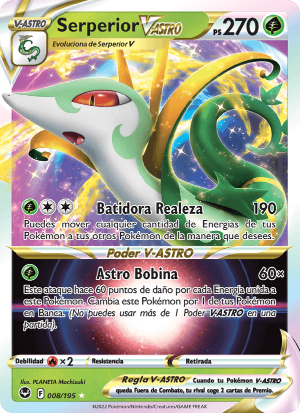 Serperior V-ASTRO, carta 008 di Tempestad Plateada