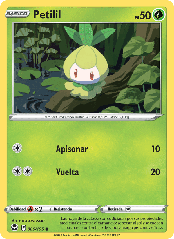 Petilil, carta 009 de Tempestad Plateada