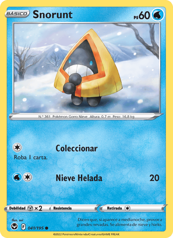 Snorunt, carta 041 de Tempestad Plateada