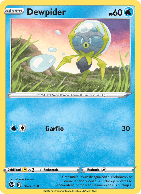 Dewpider, carta 047 de Tempestad Plateada
