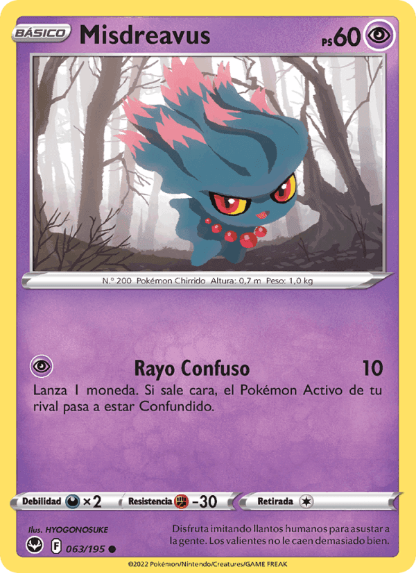 Misdreavus, carta 063 de Tempestad Plateada