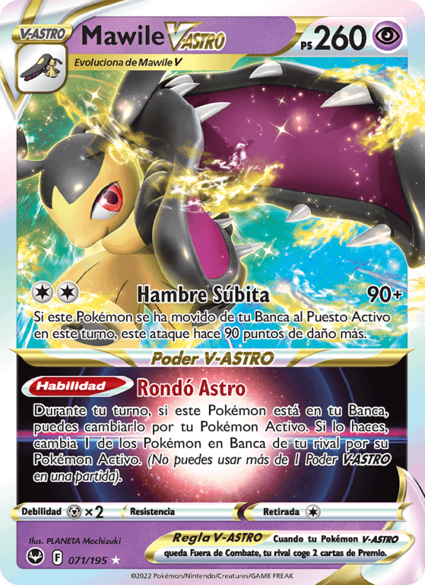 Mawile V-ASTRO, card 071 from Tempestad Plateada