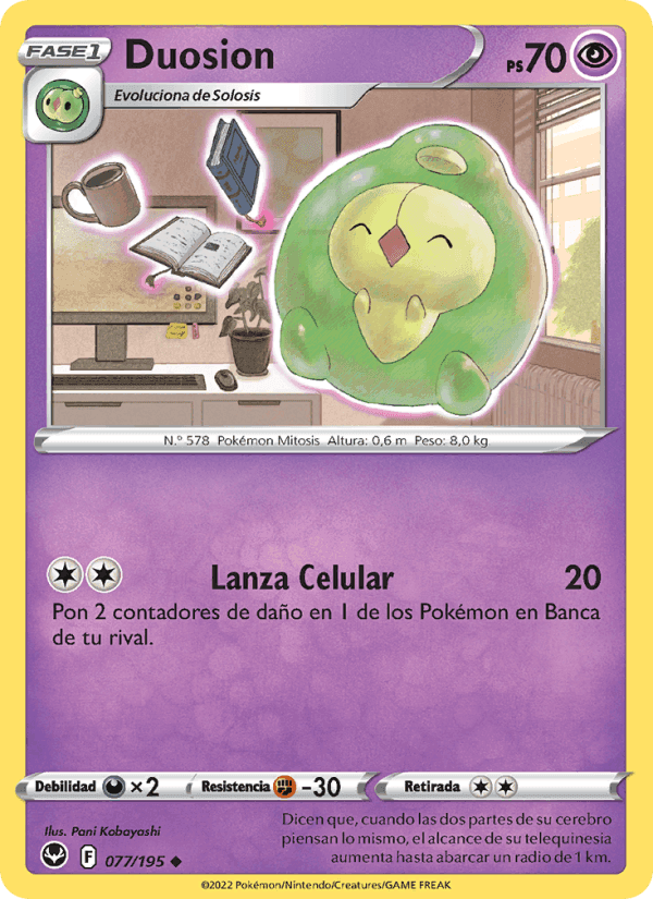 Duosion, card 077 from Tempestad Plateada