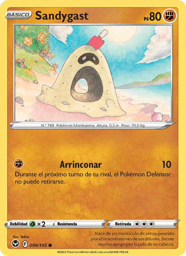 Sandygast, carta 099 de Tempestad Plateada