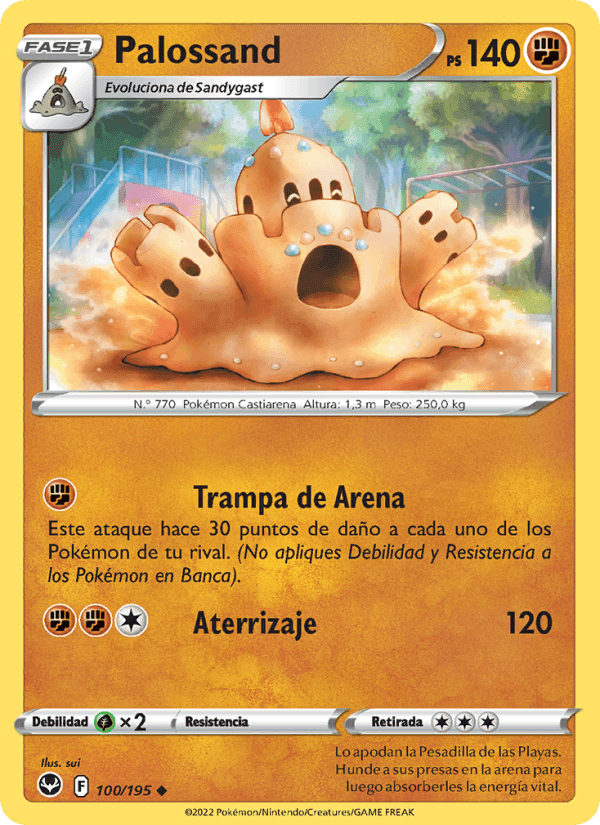 Palossand, carta 100 de Tempestad Plateada