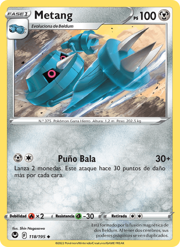 Metang, card 118 from Tempestad Plateada