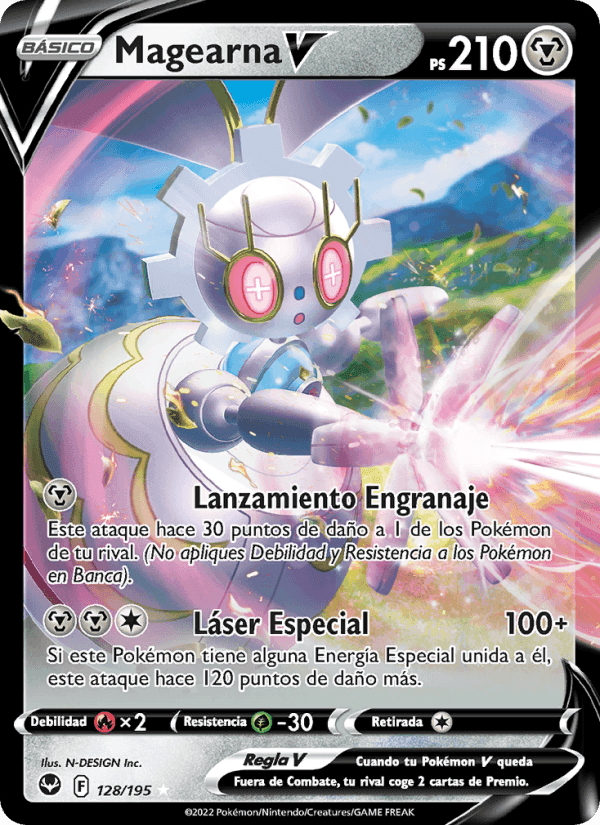 Magearna V, carta 128 de Tempestad Plateada