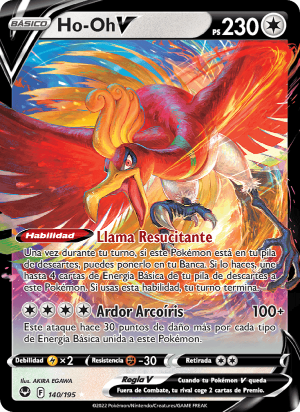 Ho-Oh V, carta 140 de Tempestad Plateada