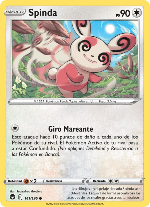 Spinda, carta 141 de Tempestad Plateada